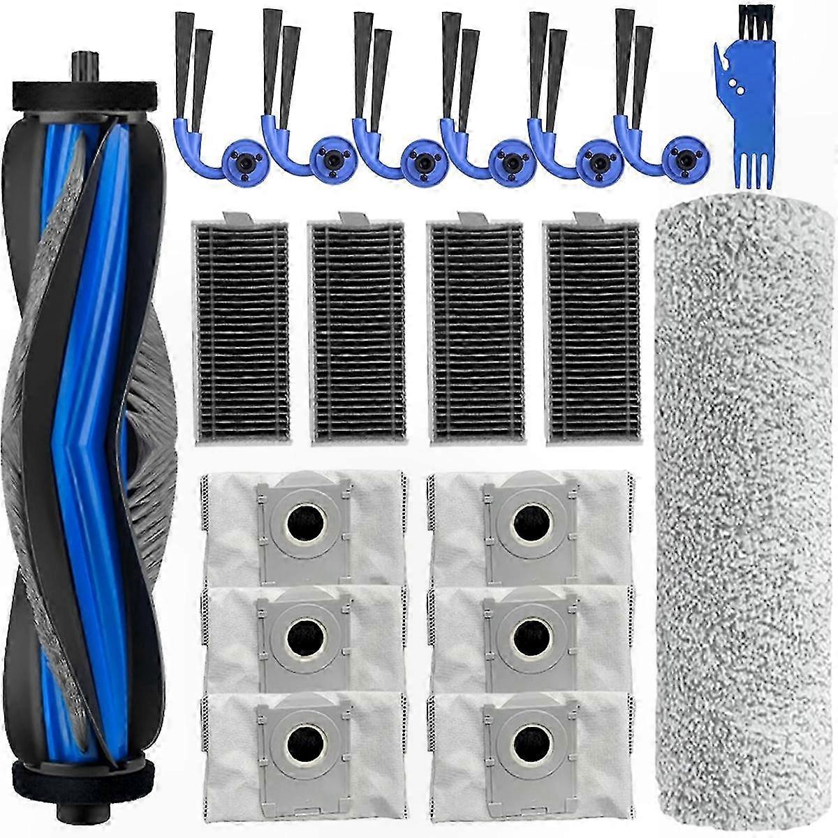 Replacement Side Brushes, HEPA Filters, and Dust Bags for X9 Pro Series Robot Vacuums