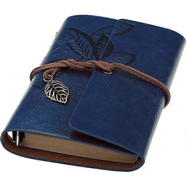 Leather Journal Notebook, Maleden Classic Spiral Bound Notebook Refillable Diary