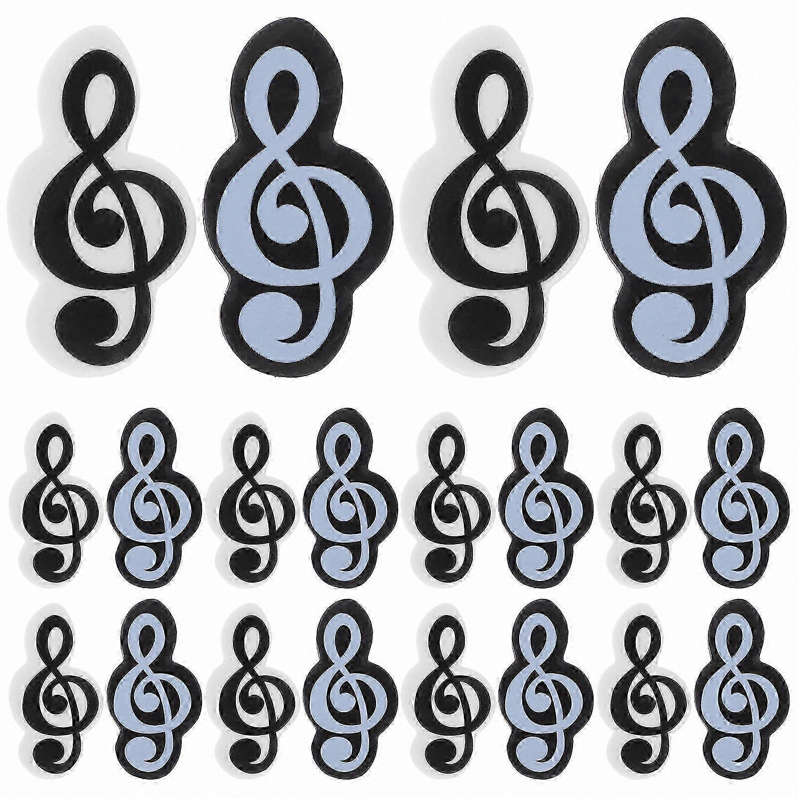 Lightweight Music Note Erasers for Kids - Compact Pencil Erasers Ideal for School Use