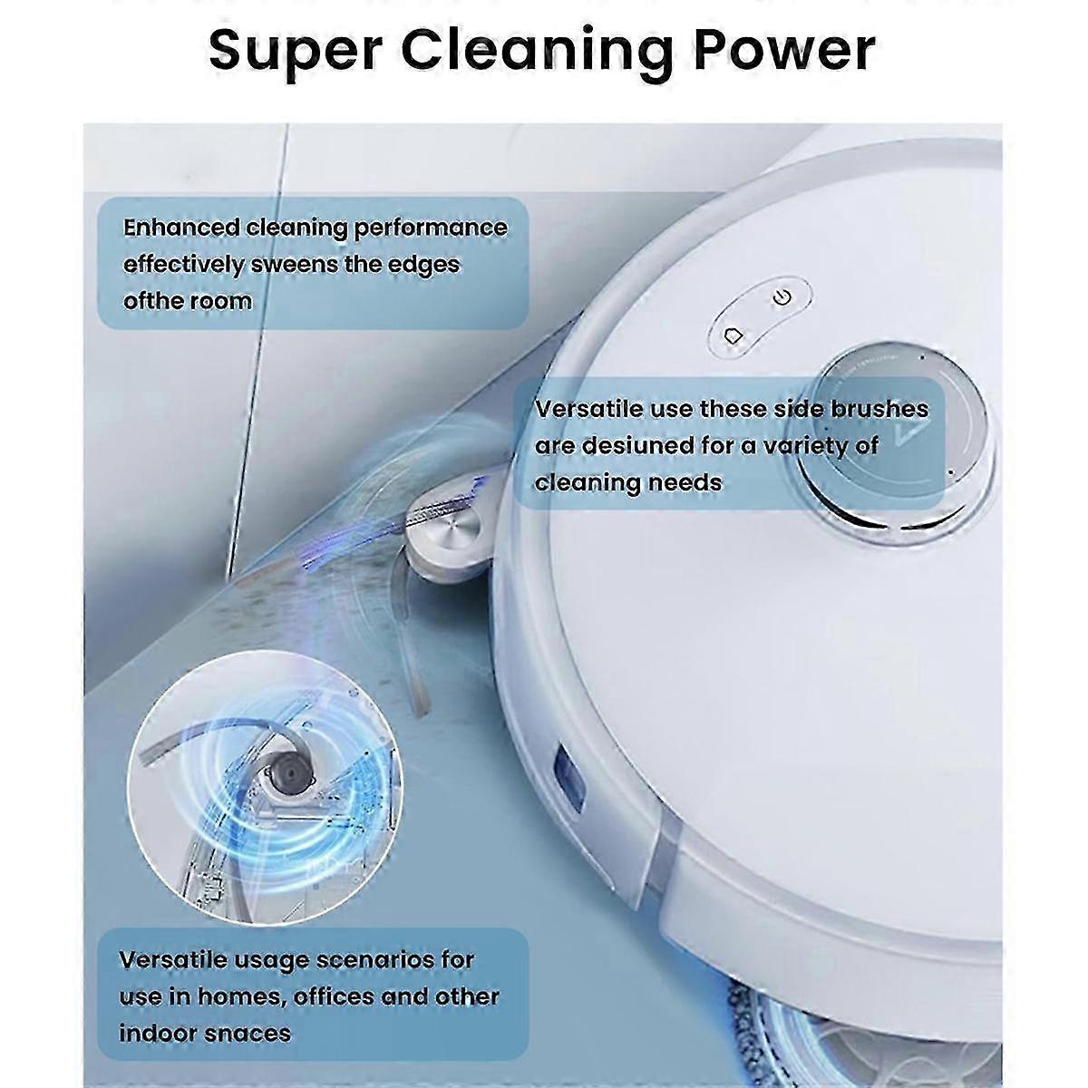 Side Brushes for Qrevo Curv,Qrevo Edge,Qrevo Curv S5X