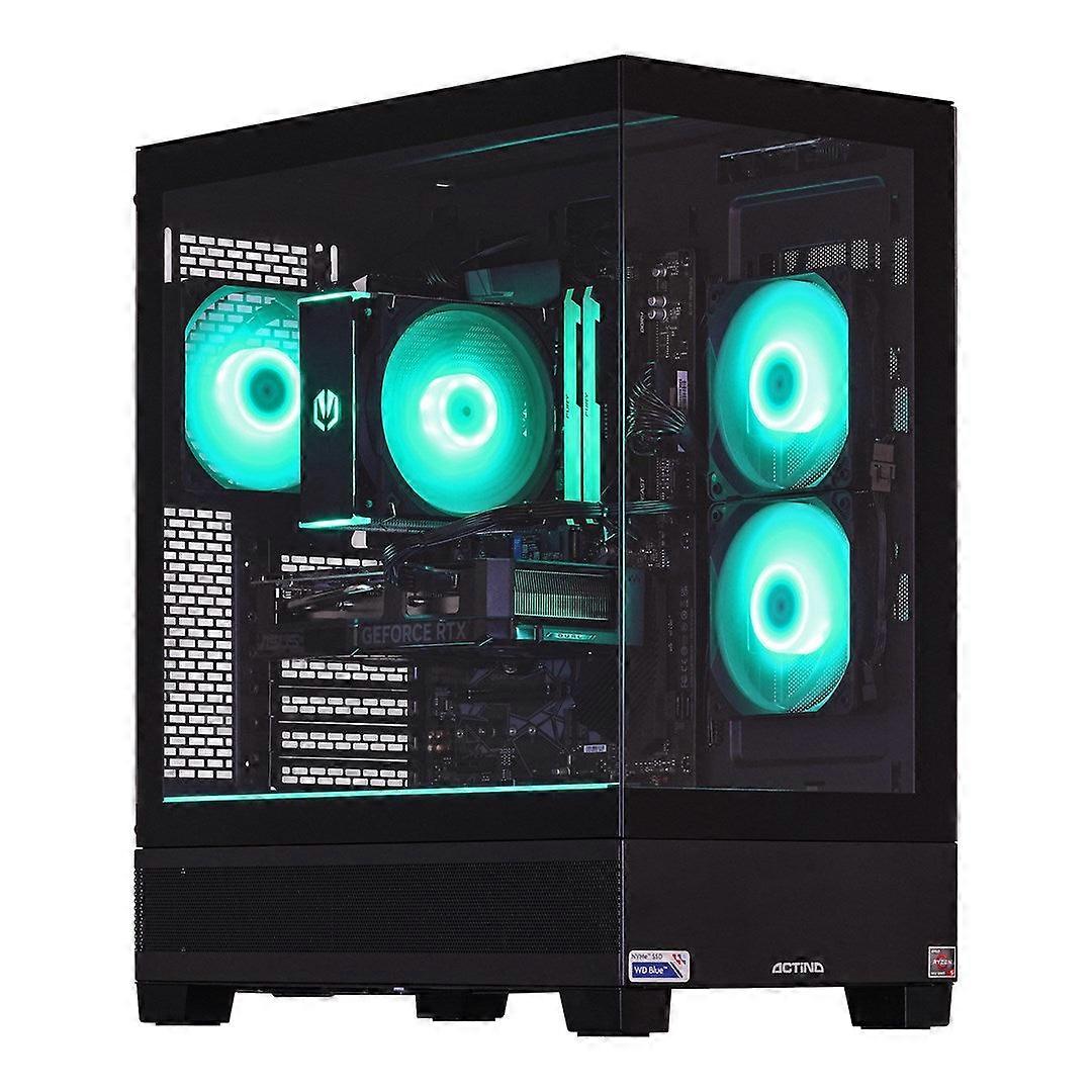 Actina 5901443383628 Υπολογιστής Amd Ryzen™ 5 5600x 32 Gb Ddr4-sdram 1 Tb Ssd Amd Radeon Rx 6600 Midi Tower Μαύρος