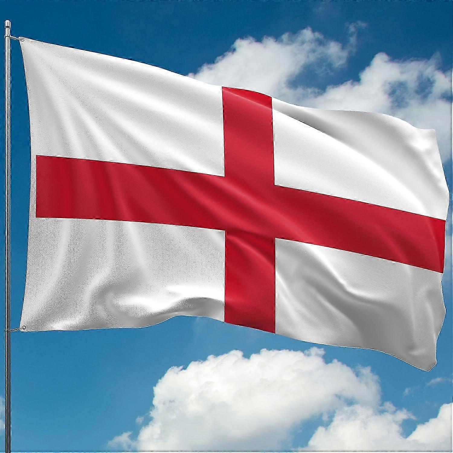 2025 England Flag English St Georges Cross Flag Double Seam 2 eyelets Mode 57