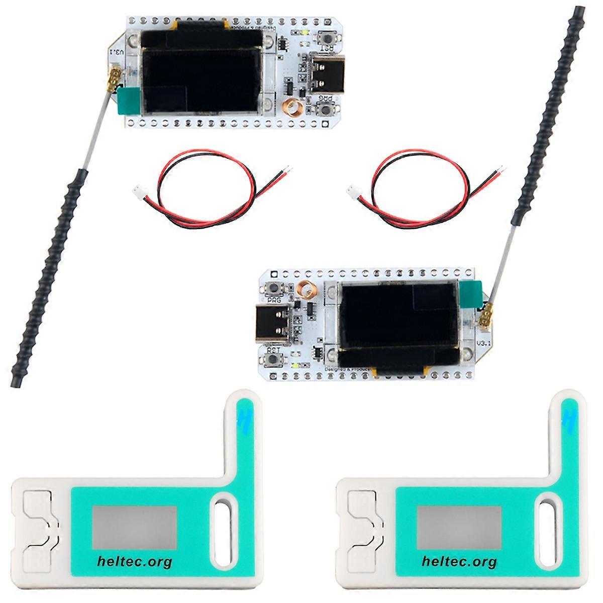 2Sets LoRa32 V3 ESP32-S3 WiFi+BT ESP32 Dev Board SX1262 CP2102 LoRa Kit für Meshtastic IoT LoRaWAN