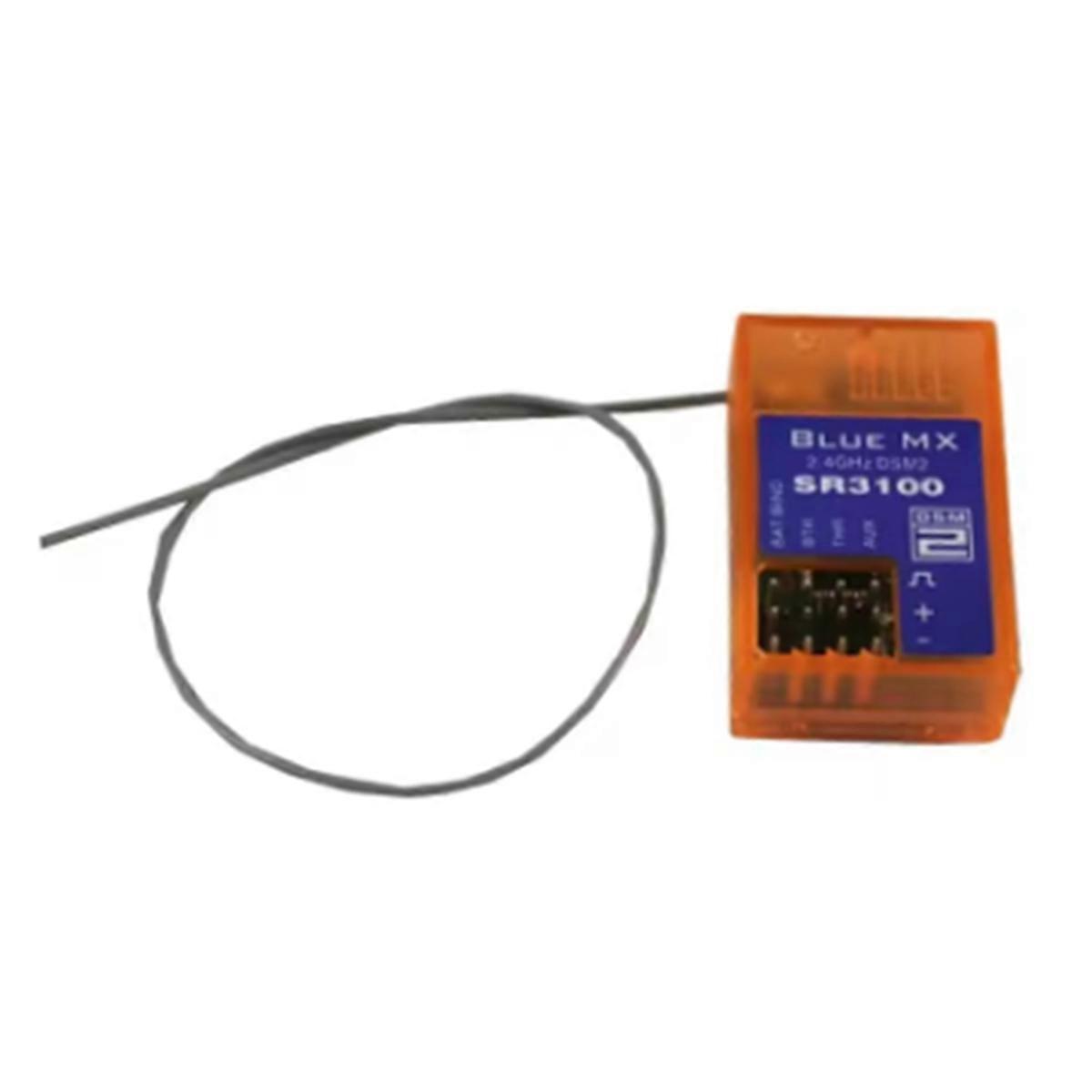 Orange SR3100 3-Channel Receiver RX - High Performance & Waterproof for 1/18 Scale RC Cars with Antenna