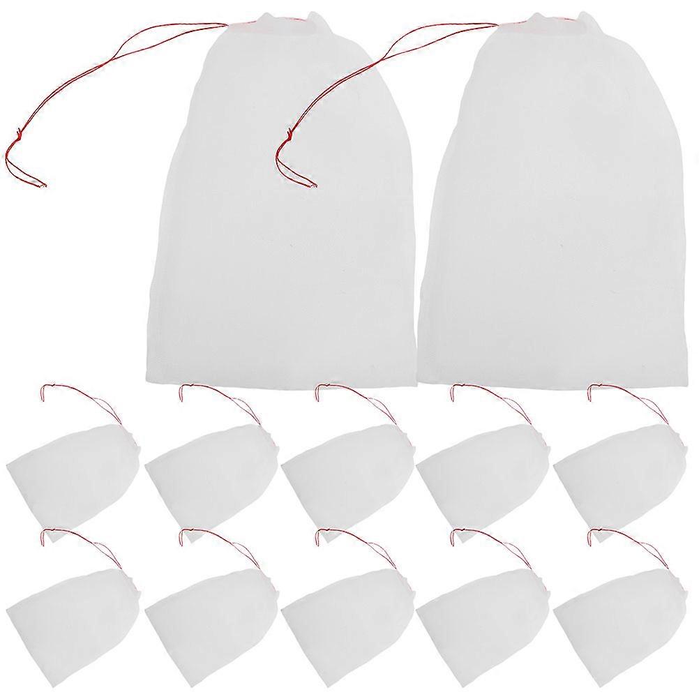 Fruit Protection Bags 20Pcs Drawstring Mesh Covers For Strawberry Blueberry Gardening Durable Bird Barrier