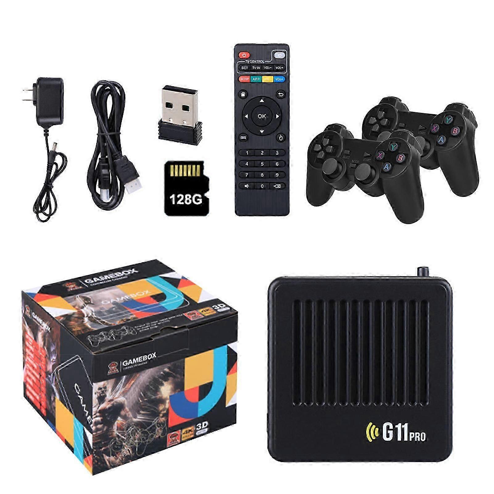 living room video game box with multilingual support