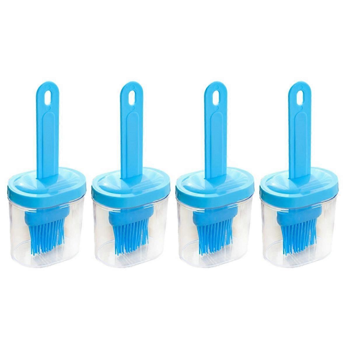 Oil Bottle Brush Set, Contains Oil Bottle and Brush, High Temperature Resistant Barbecue Brush, for