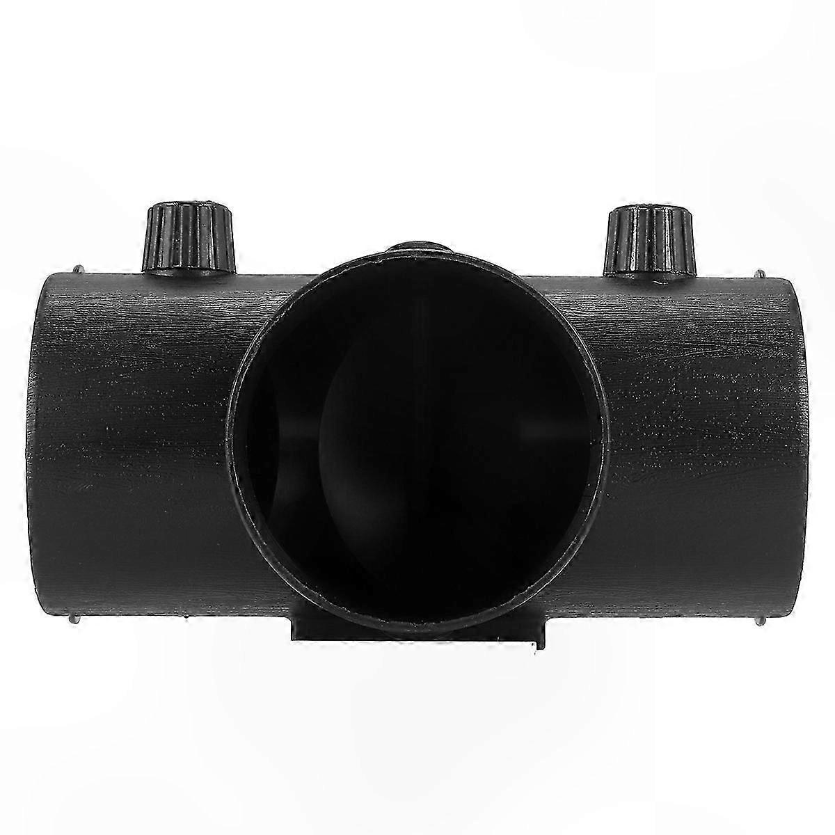 75mm T-Shaped Air Vent Connector with Dual Flap Valve for Parking Heater Exhaust Systems