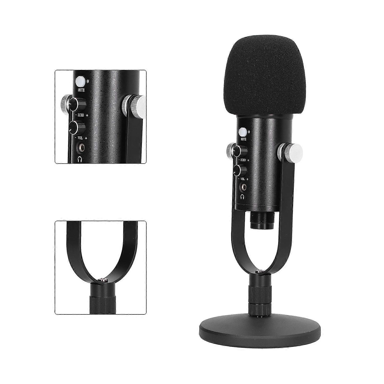 USB Wide-Range Adjustable Microphone 16Bit 48kHz for Karaoke