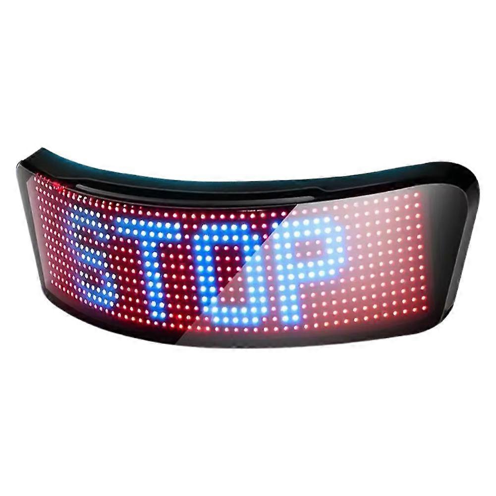 Smart Led Motorcycle Bike Cycling Helmet Display Sceen Light with Turn Signal