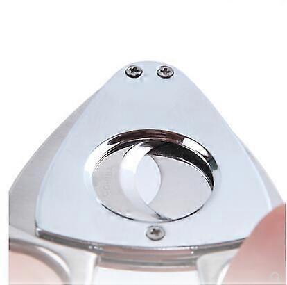 Halbautomatischer Edelstahl Zwei-in-Einem-Zigarrenschneider Zigarrenschere Zigarrenzubehör