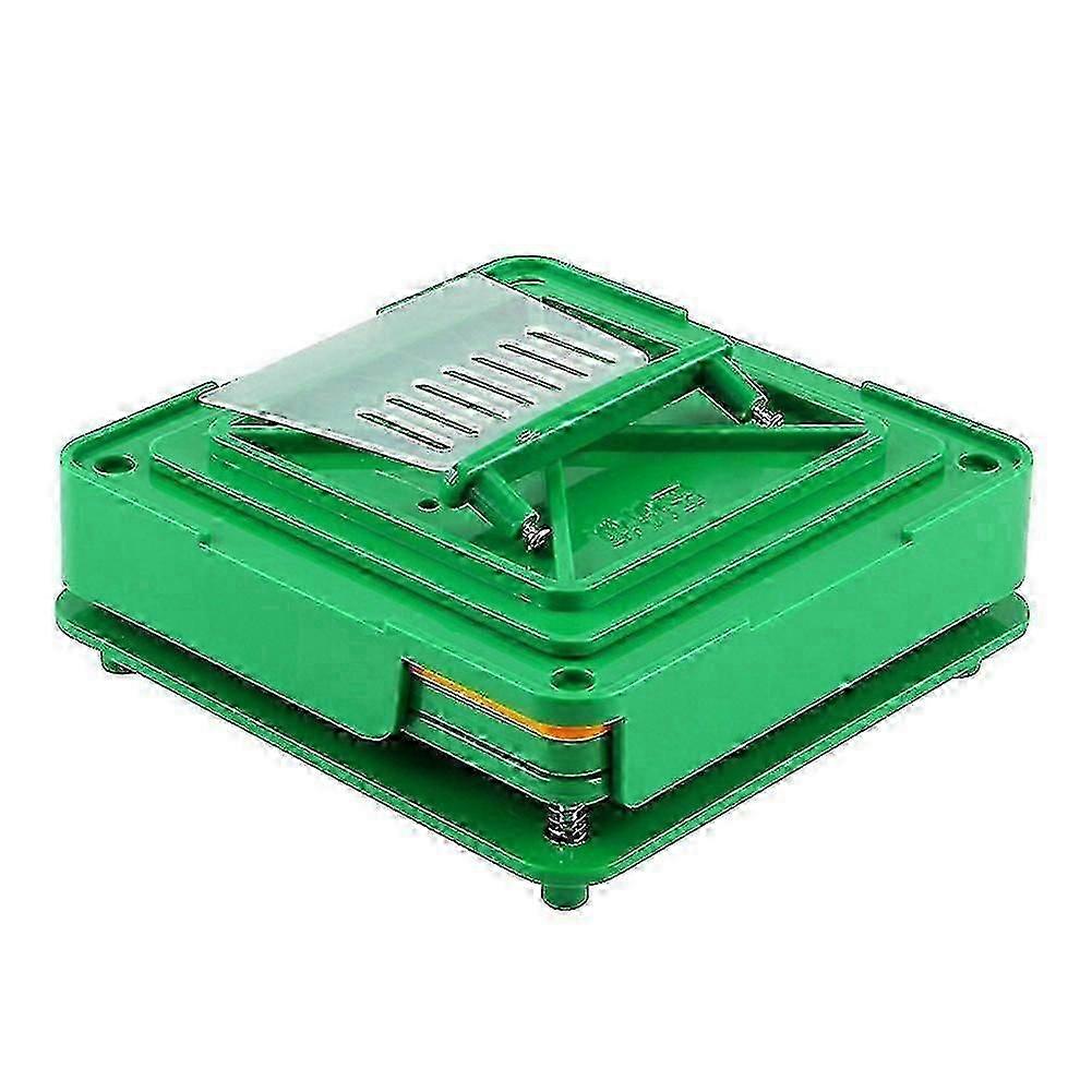 Capsule filling tray for 00 size with 100 holes and scraper