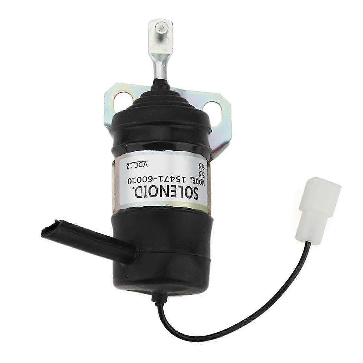 12V Engine Stop Solenoid Valve for Tractor Generator Fuel Shut Off System 052600-1000 Replacement