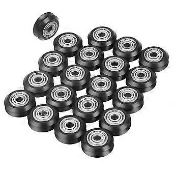 20pcs V Groove Riemenscheibe 5mm Bohrung 625 Lager CNC 3D Drucker Zubehör