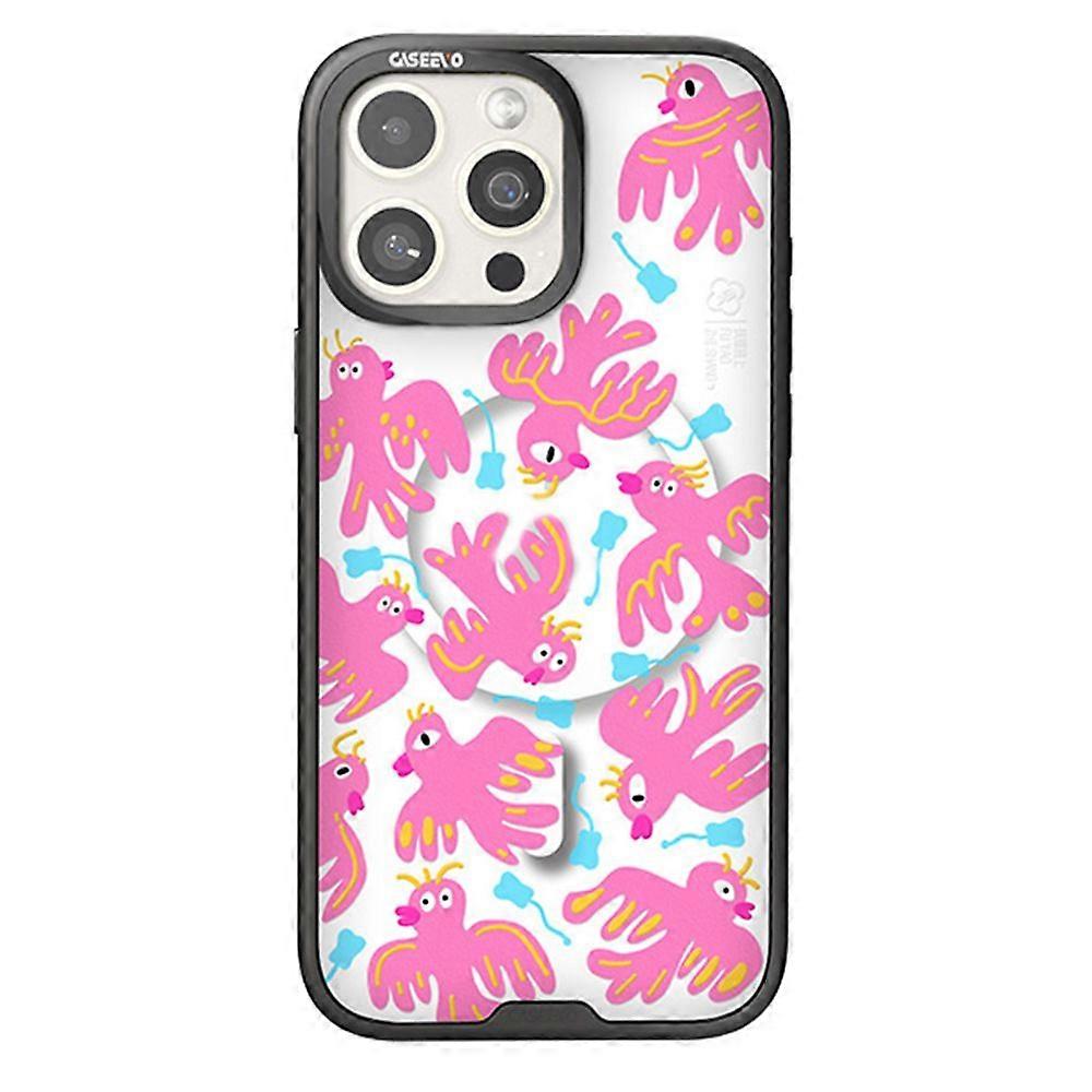 For iPhone 16 Pro Case Compatible with MagSafe TPU Acrylic Phone Cover with Interchangeable Back Panel