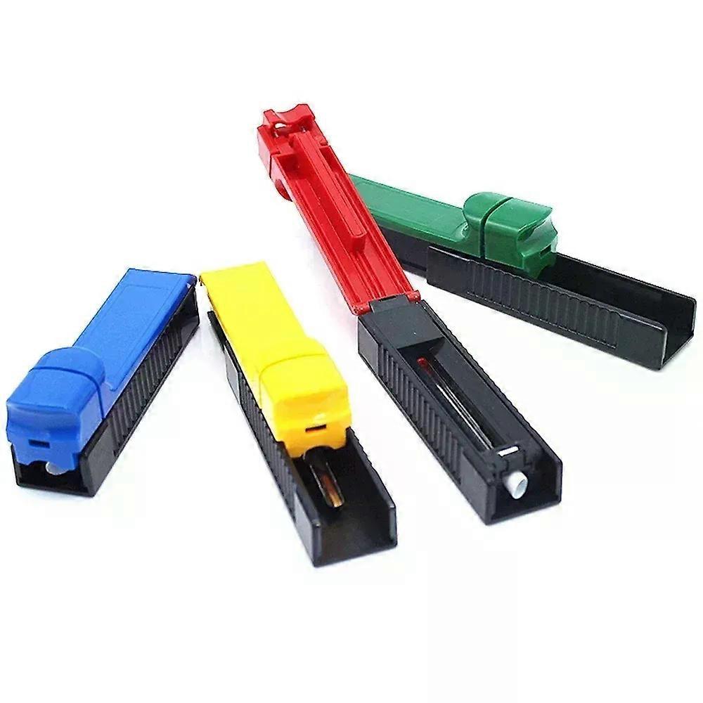 1pcs Portable Slim Tube Manual Cigarette Rolling Machine 8mm Push-Pull Tobacco Filler Injector Maker Smoke Accessories For Home