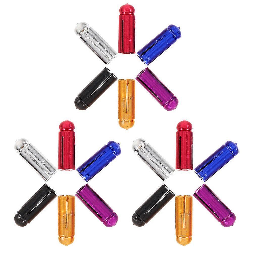 Aluminum Alloy Flight Protectors 18Pcs Dart Supplies Dart Practice Assorted Color for Balance Improvement