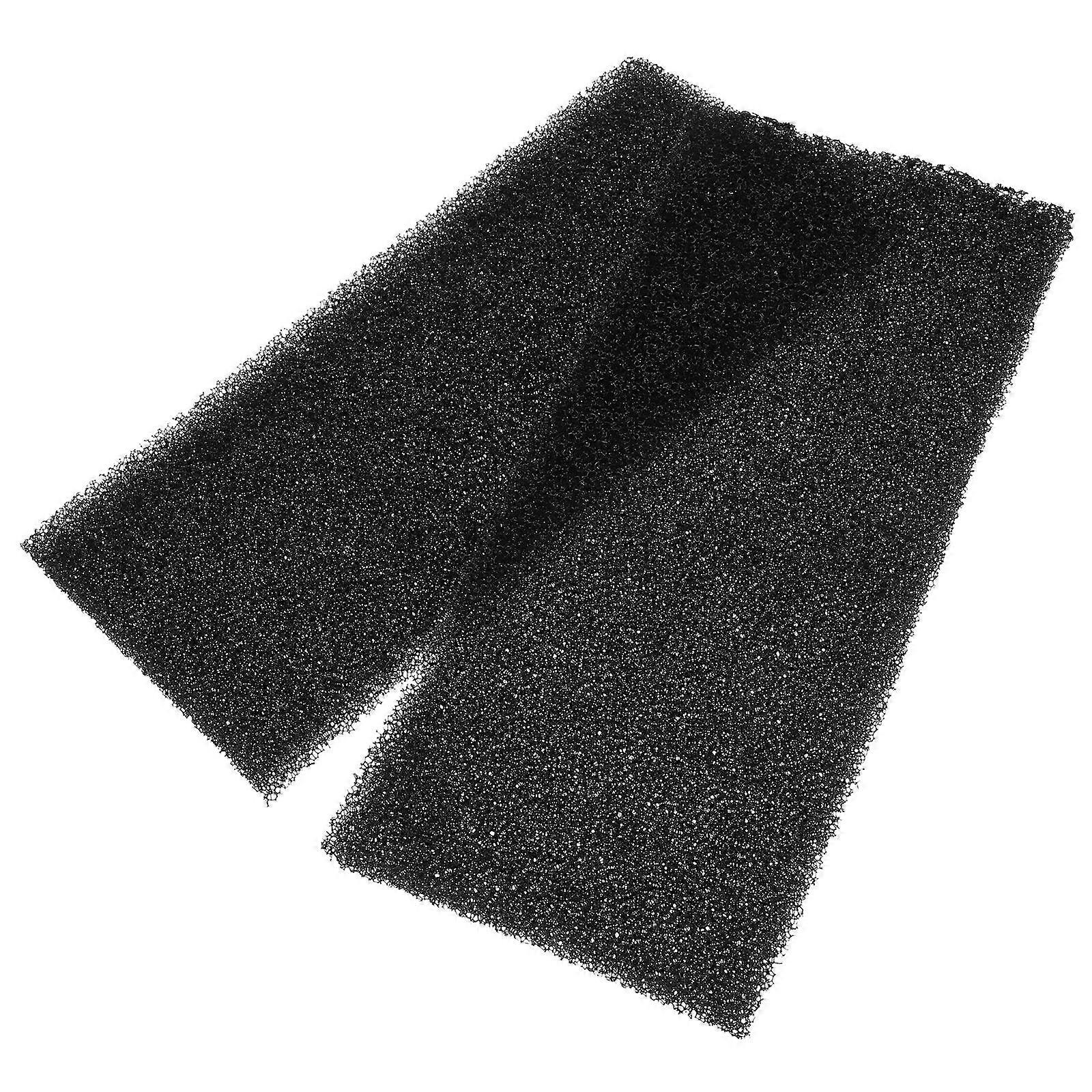 2Pcs Air Conditioner Filters Sponge Automotive Blower Dust Prevention Black Effective Filtration For Car Owners' Air Conditioning System