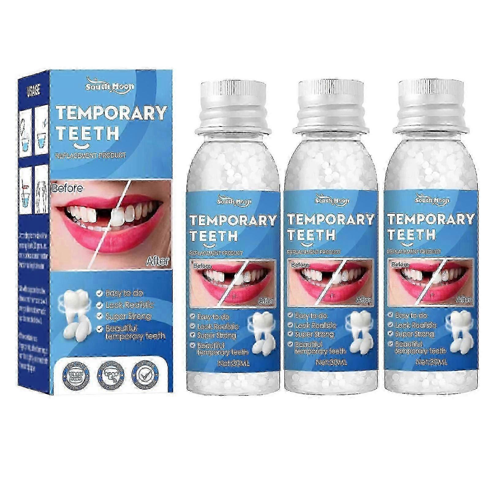 Resin Tooth Repair Glue Shapeable Teeth Gaps Filling Solid Glue Temporary Teeth Repair Falseteeth Glue Safety Dental Supplies