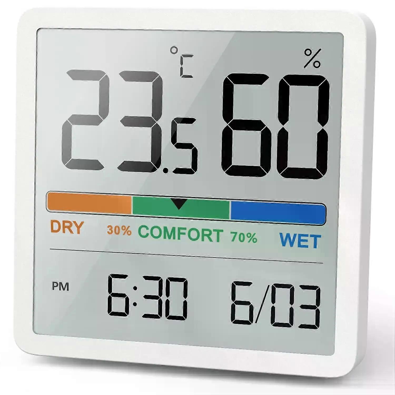 LCD Digital Thermometer Hygrometer Sensor Gauge Weather Station New Digital Home Indoor Temperature Humidity Meter