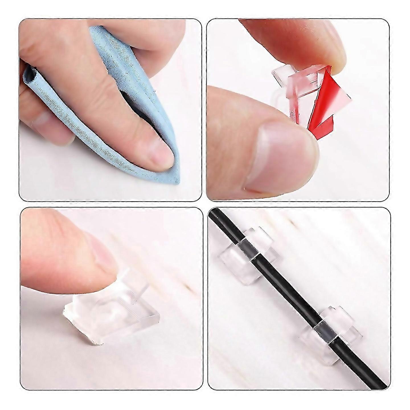 For 100 Pc Outdoor Light Clips White