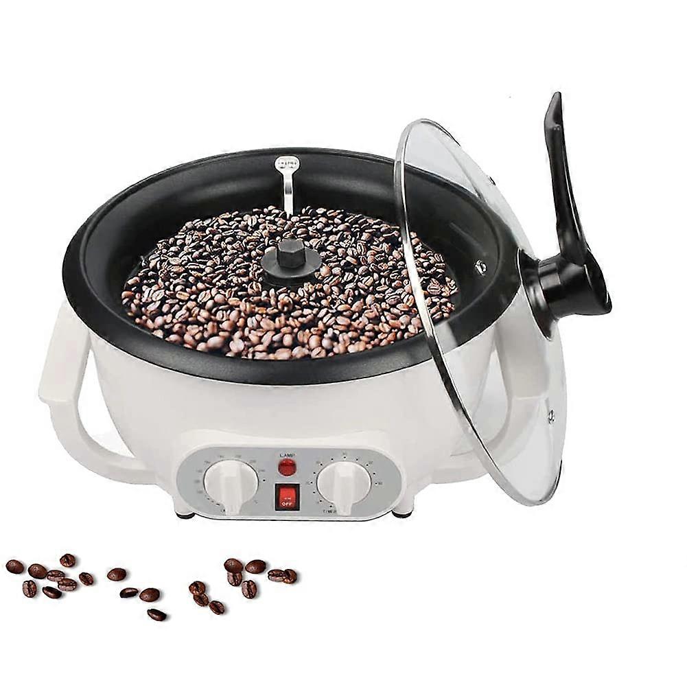 220V Electric Coffee Bean Roaster With Timer Stainless Steel 1200W For Home Use