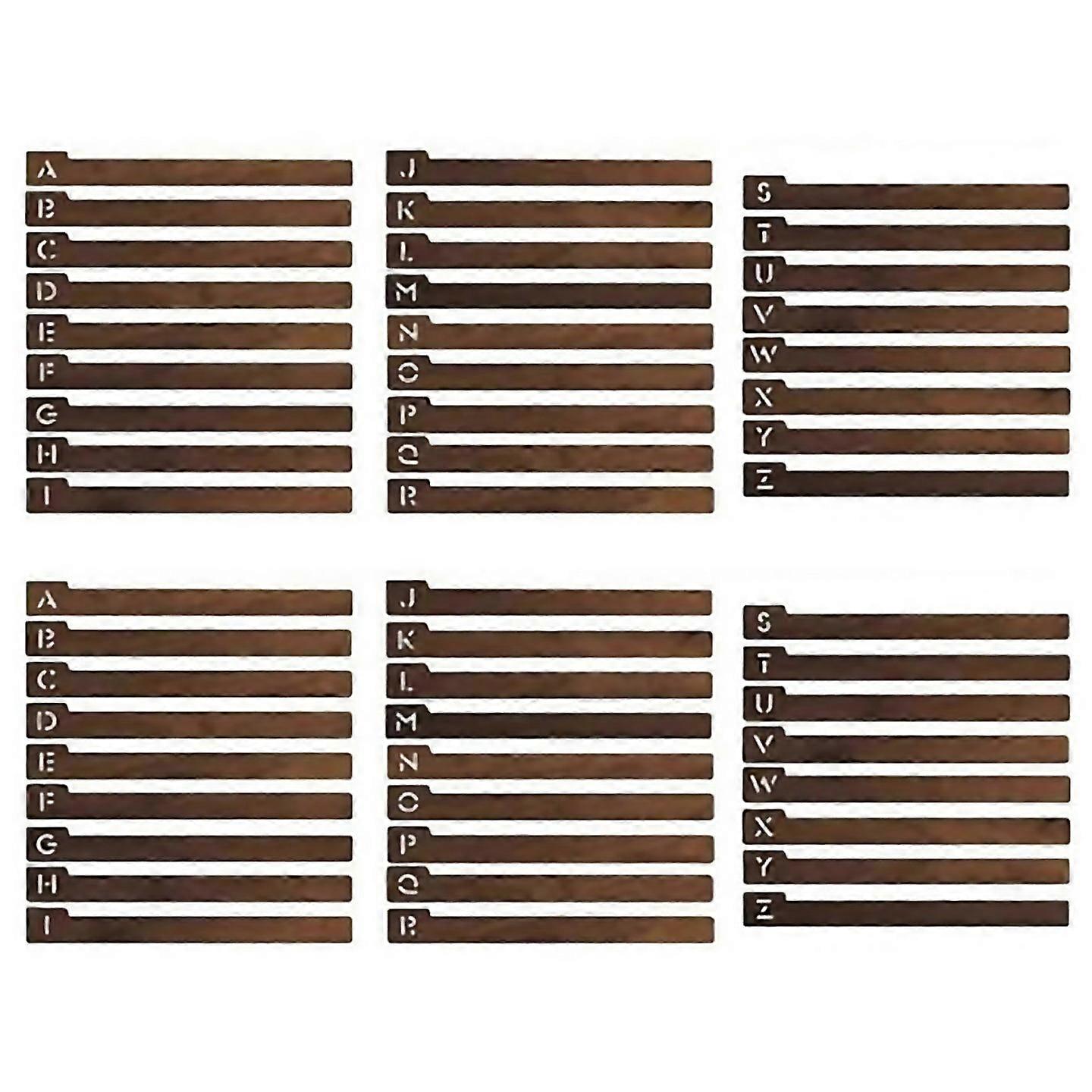 For Alphabetical Vinyl Record Storage Dividers Az 2 Set