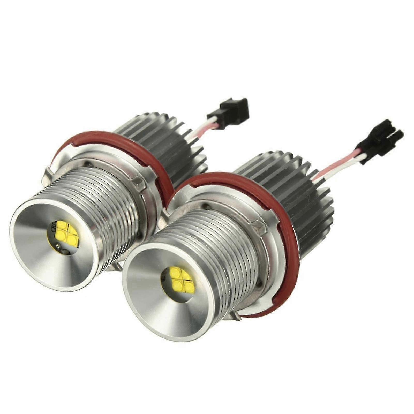 2Pcs 20W LED Angel Eyes Halo Ring Marker Light Bulb Replacement for BMW E87 E39 M5 M6 E83 X3 E60 E63 E65 E66 E53 X5