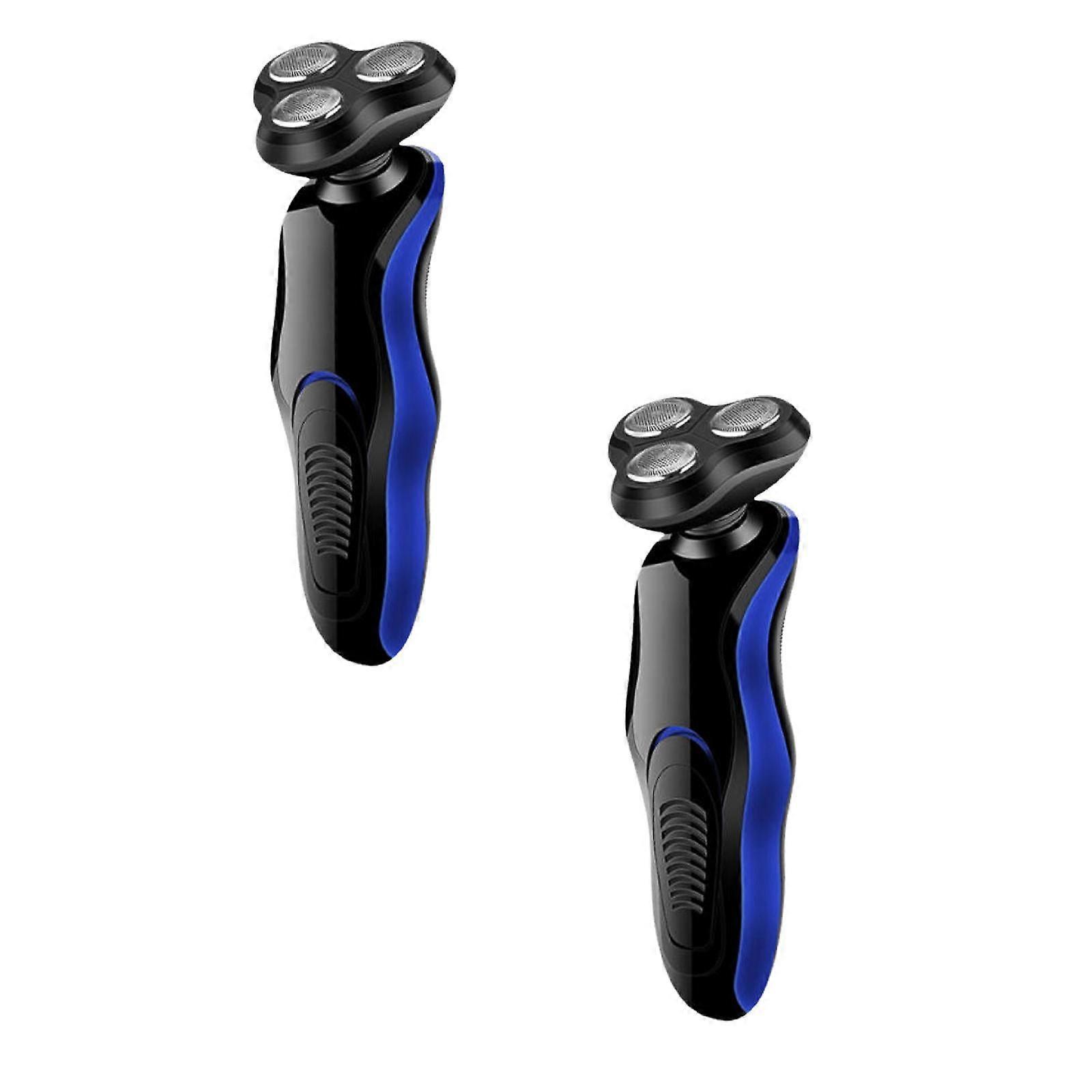 Rechargeable Cordless 3D Electric Shaver for Men, Wet/Dry Use, Includes Replacement Pads for Bikini, Bod, & Hard Legs