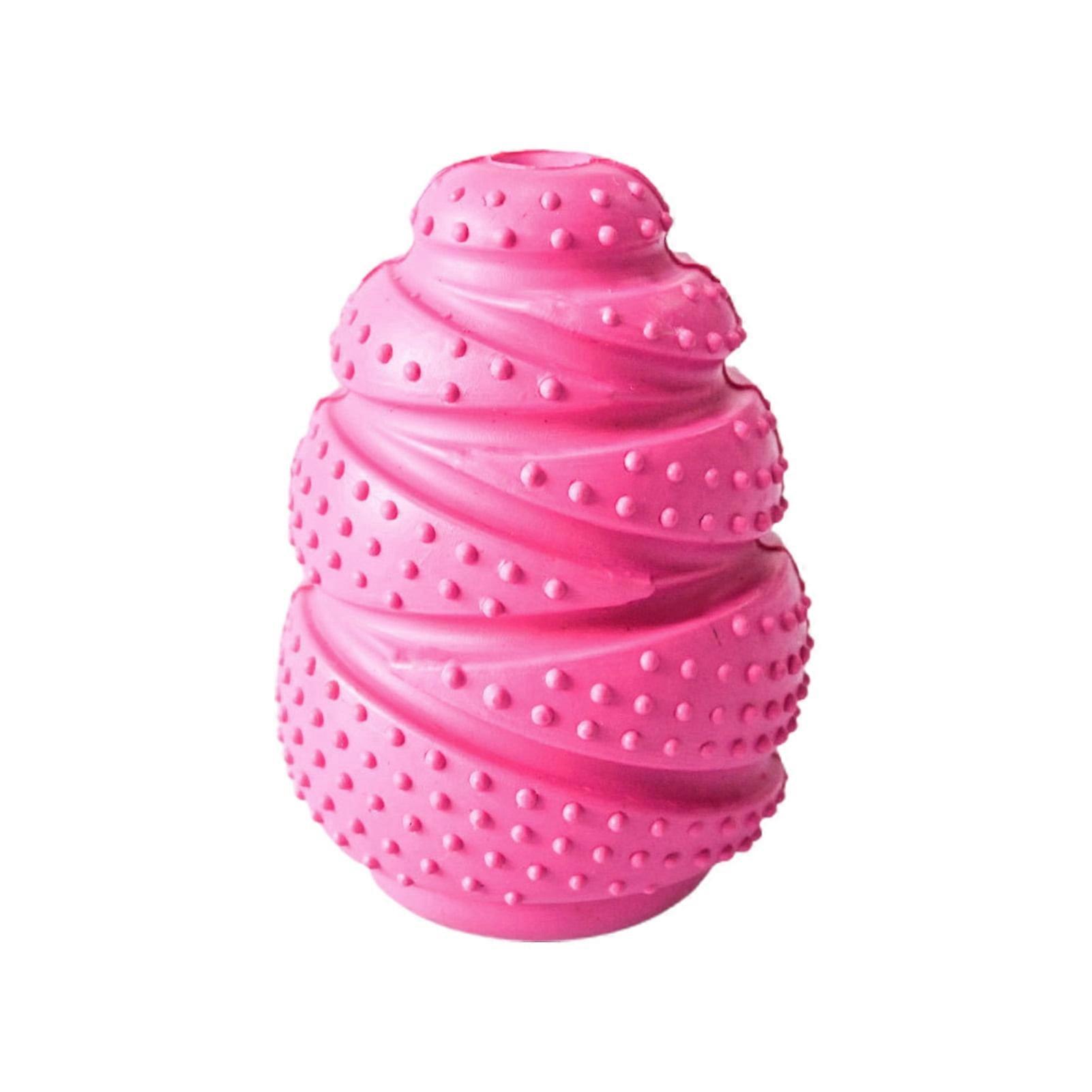 ZTGD Dog Chew Toy Interactive Treat Dispensing Anxiety Reduction Dental Care for Aggressive Chewers Natural Rubber Chew Toy