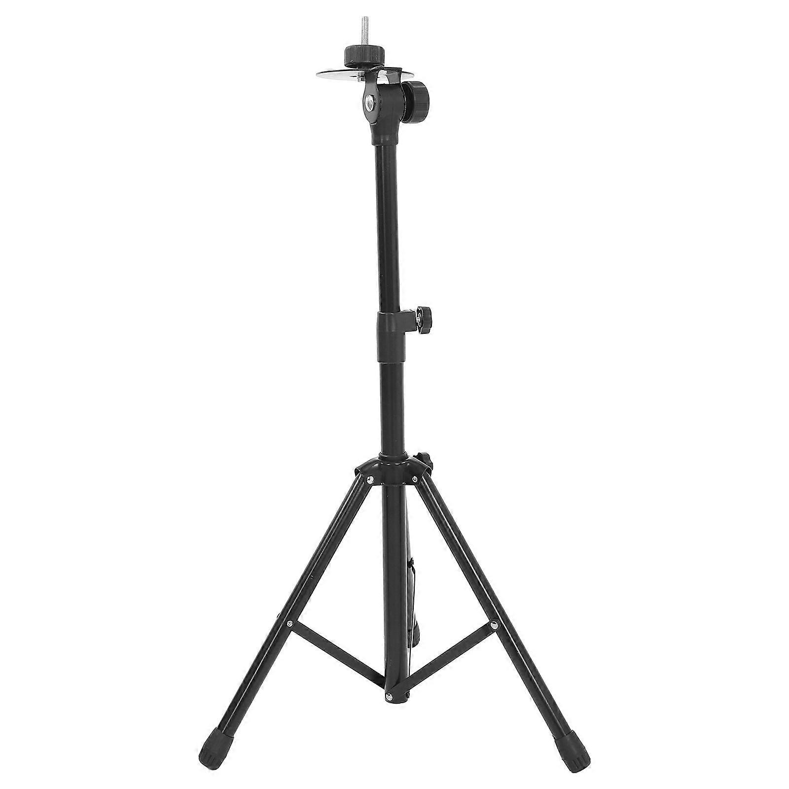 Boom Cymbal Stand: 8 Inch Silent Drum Practice Pad with Adjustable Metal Stand Portable Drum Hardware for Beginners Percussion Instruments