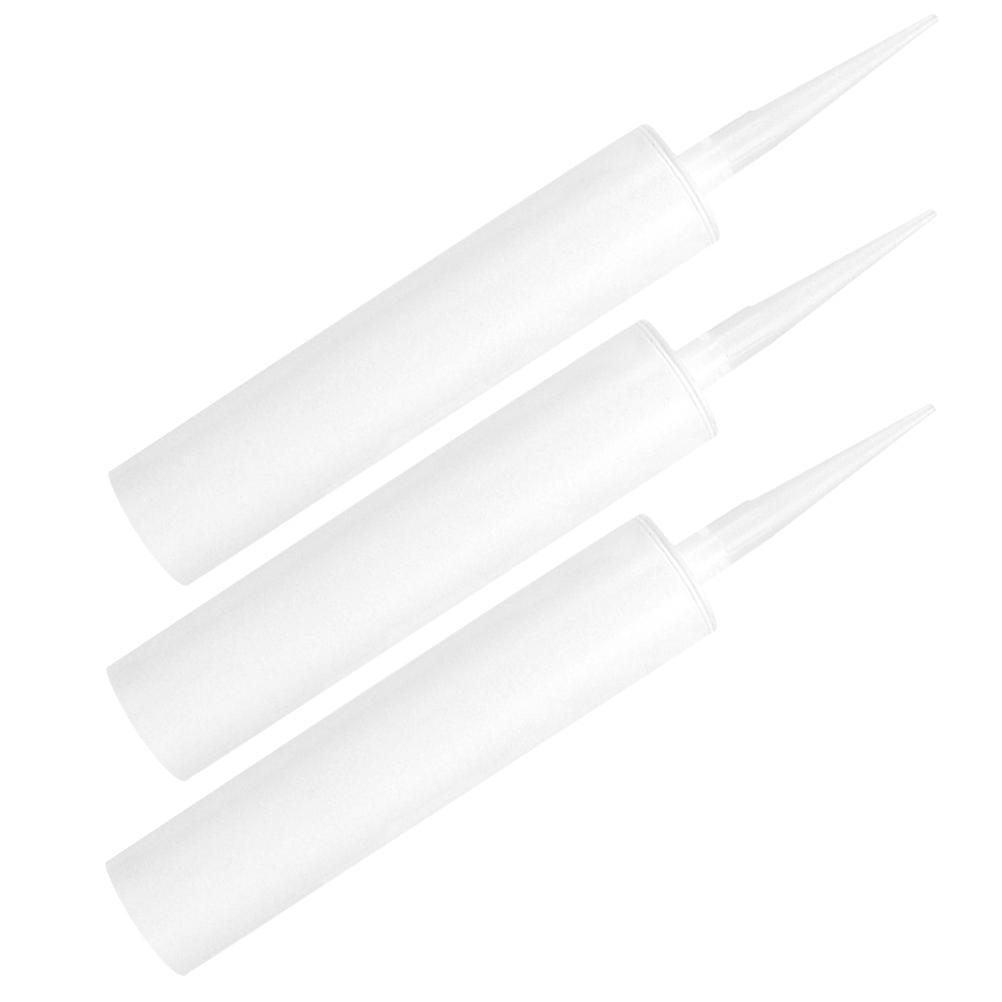 Caulking Sealant Tubes Empty Caulk Tubes for Caulking 6Pcs White