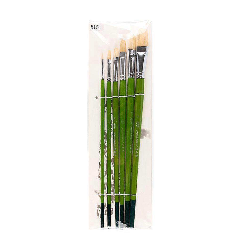 Professional Paintbrush Set for Painting Use 1Set Wooden Handle Oil Brushes