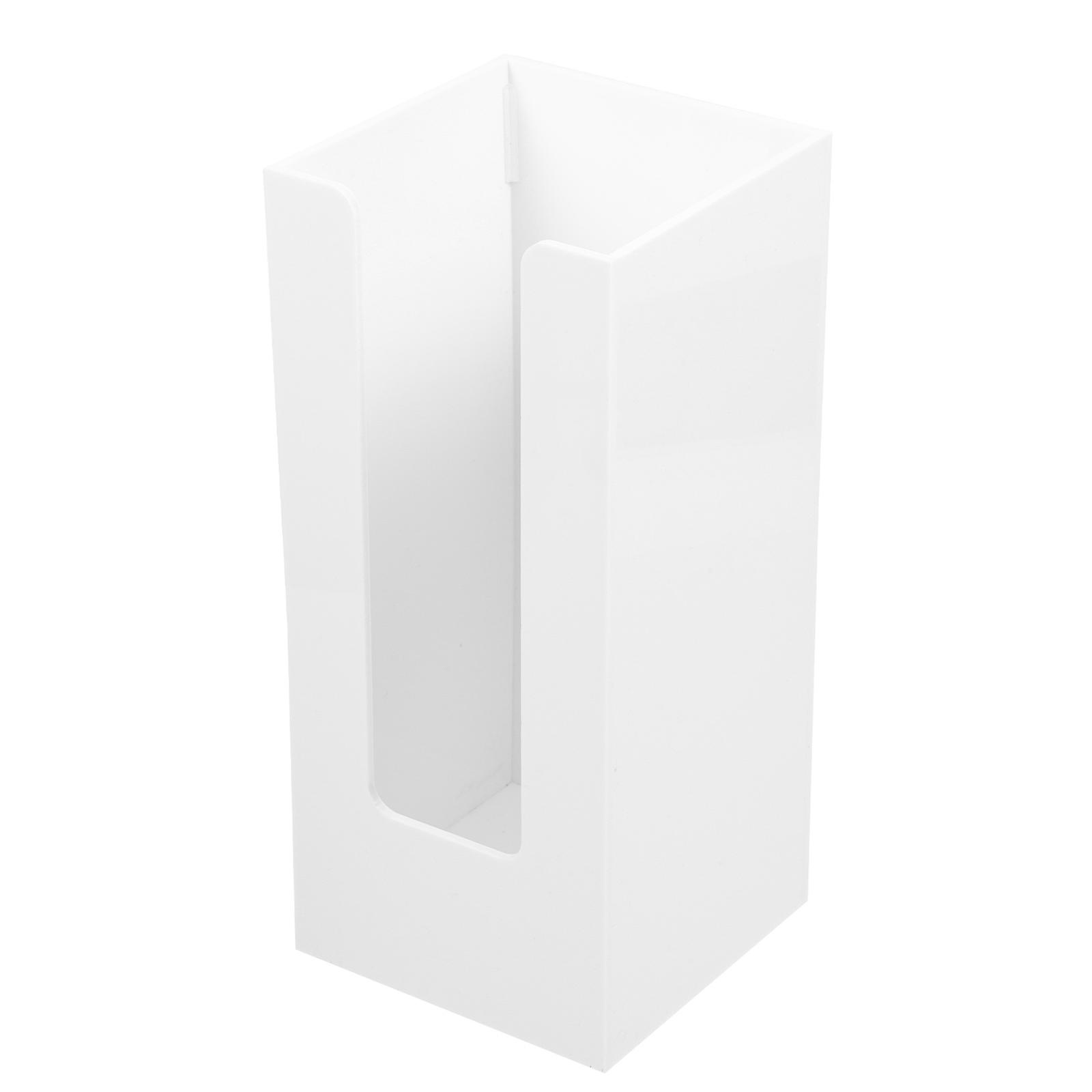 Desktop Cup Holder For Paper Cups In White Color Suitable For Home And Bar Dust-proof Storage 1Pack