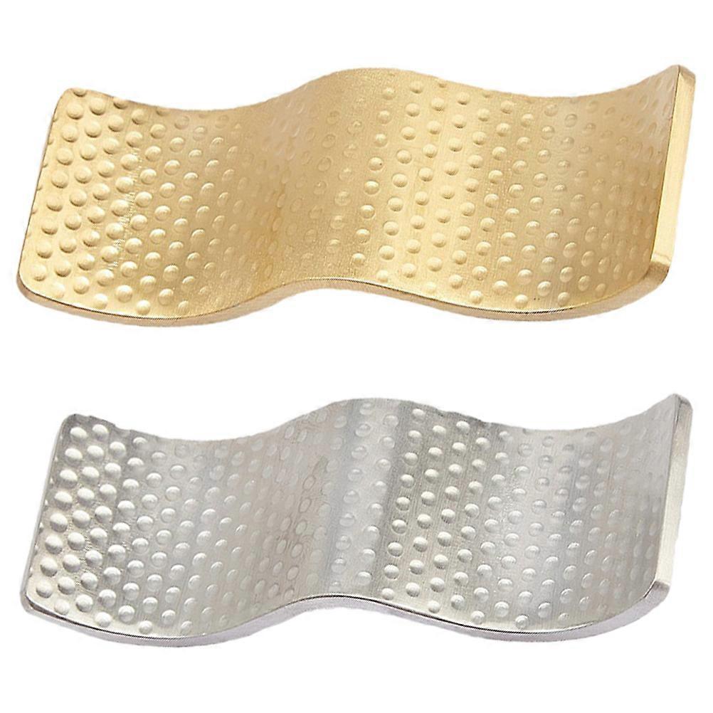 Chopstick Holder Set Stainless Steel For Tableware Prevent Rolling Away 10 Pcs