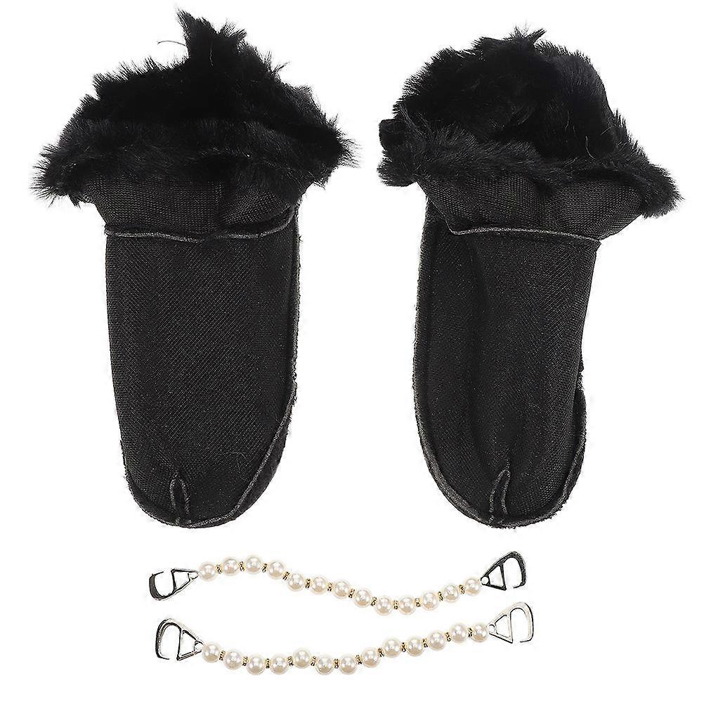 Warm Shoe Liners For Men And Women Made From Thick Fluffy Lint Material Size 40/41 For Cold Weather Protection 2 Pairs