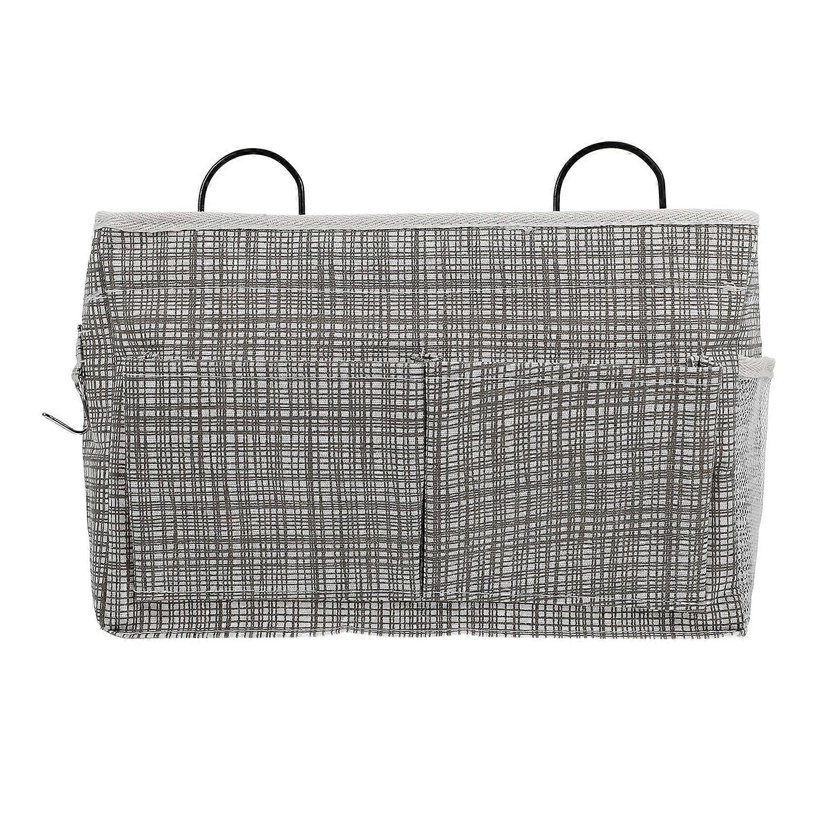 Oxford Cloth Dormitory Hanging Pouch for Storage 3Pcs Bedside Organizer