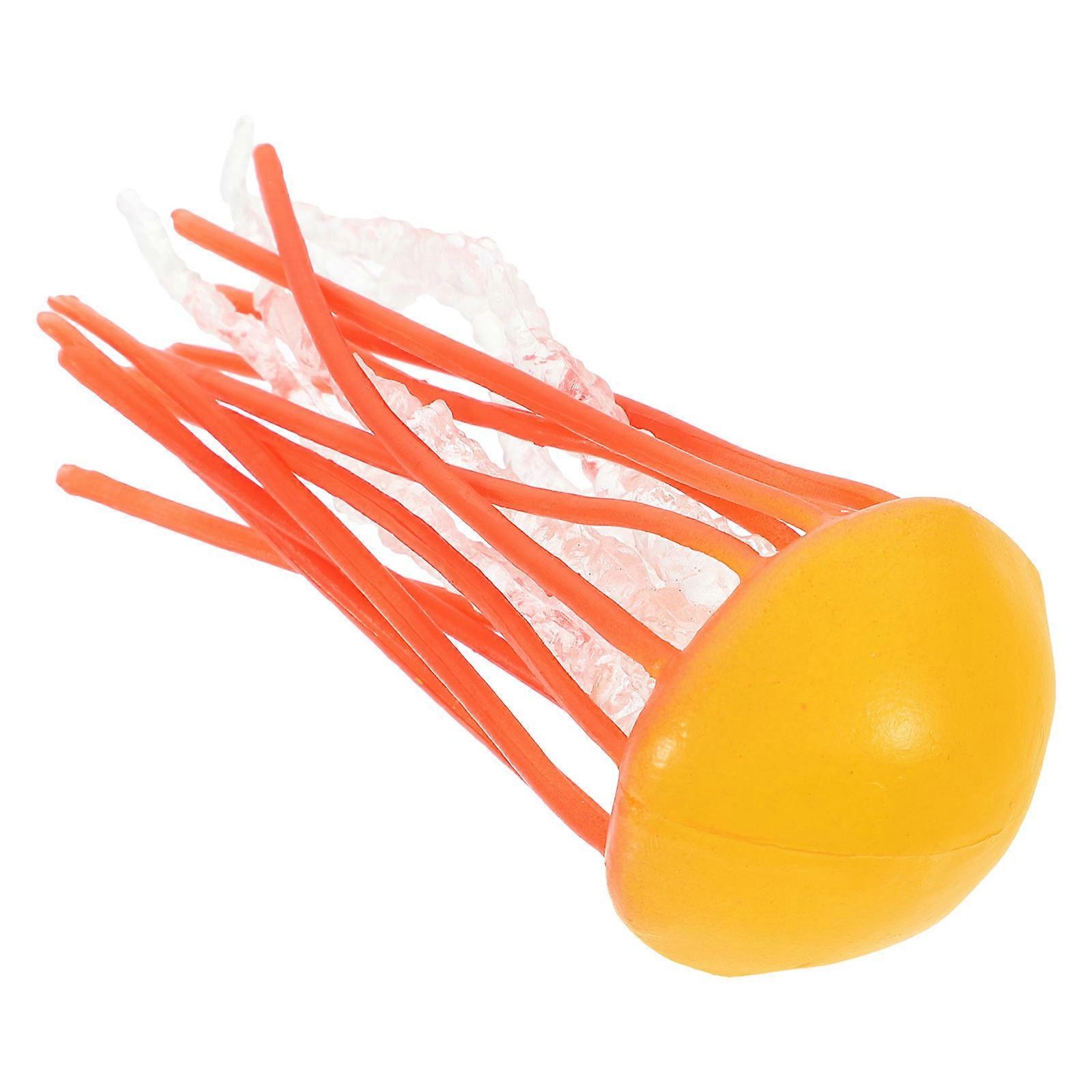 Simulation Jellyfish Model Compact Sea Creature Toy for Decor 3Pcs