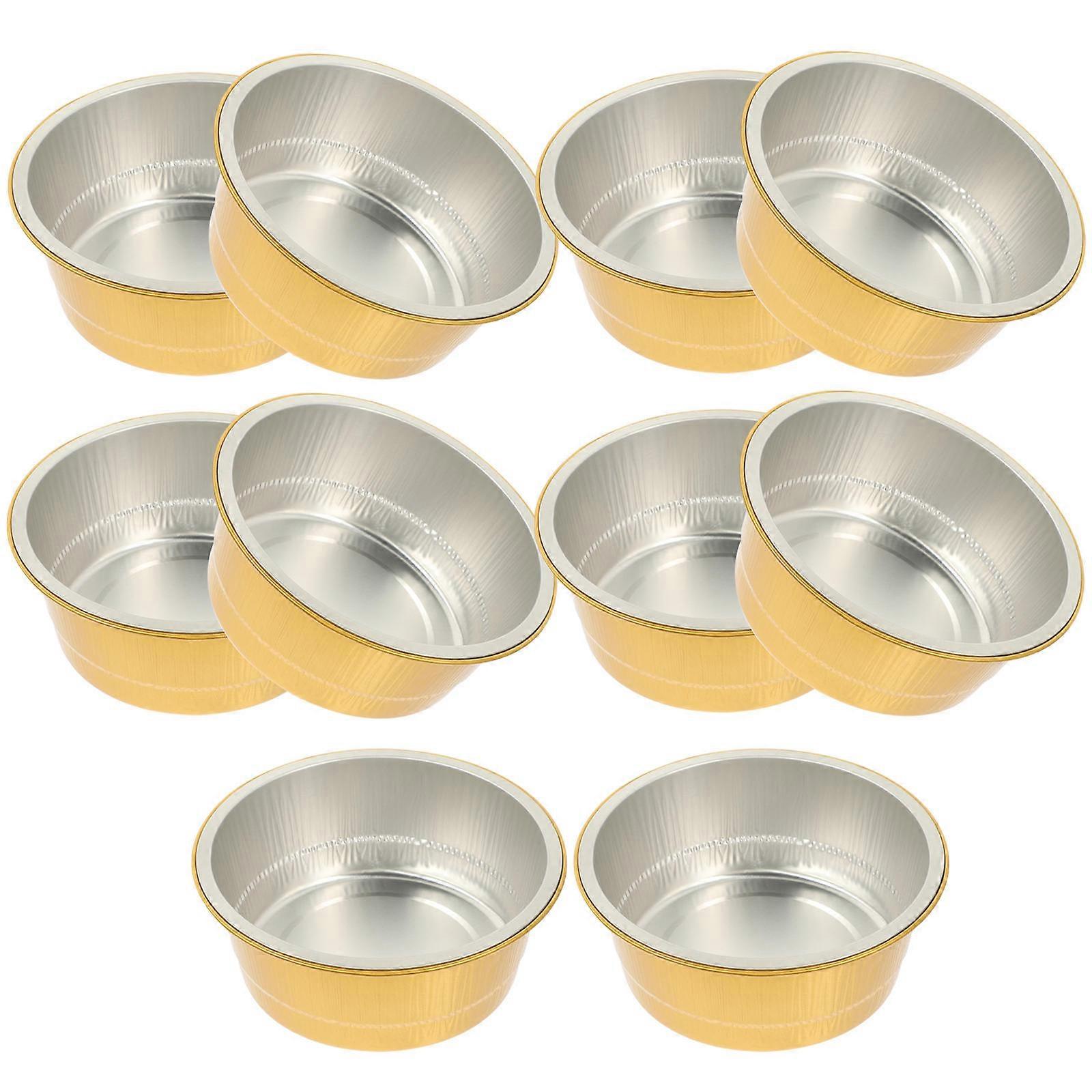 Multi-Function Aluminum Foil Cake Container Camping Grill Box for Use 30Pcs