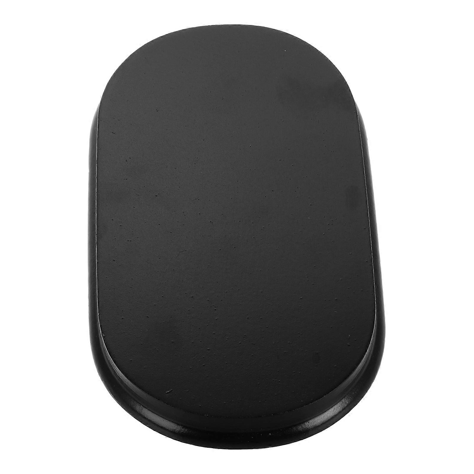 Diy Material Oval Wooden Base For Miniatures With Simple Design For Figure Display In Home And Office 3Pcs