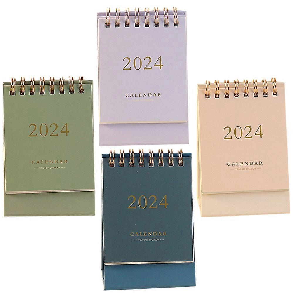 Desktop Mini Calendar Small Calendar for Daily Office Use 8Pcs