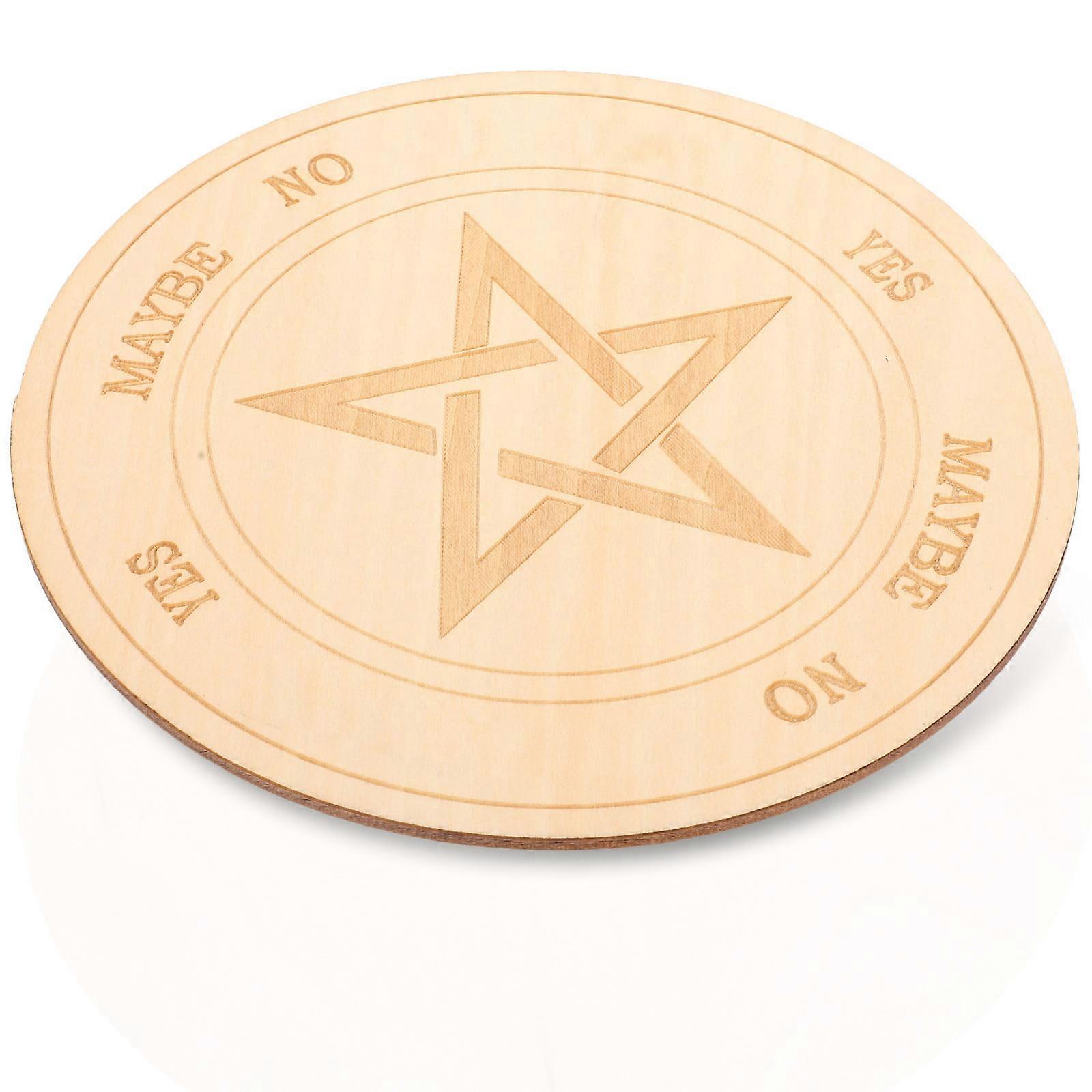 Metaphysical Message Board Pentagram Decoration Yoga Meditation Square Design 5Pcs