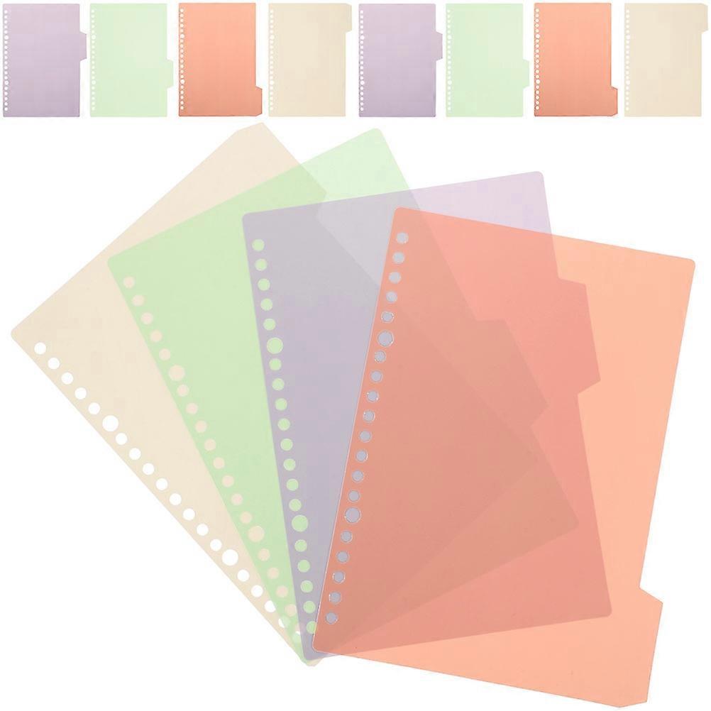 Plastic Binder Dividers 24 Sets Ideal For Students Writable Tabs In Various Documents And Notebooks
