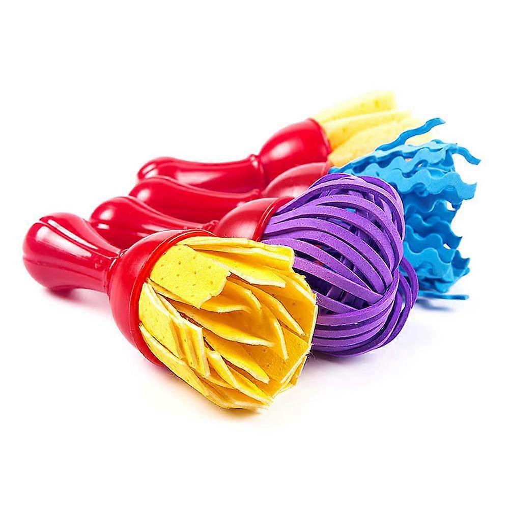 DIY Painting Sponge Brush Supplies For Kids And Students 16 Pcs Assorted Color Art Tools For Home Use
