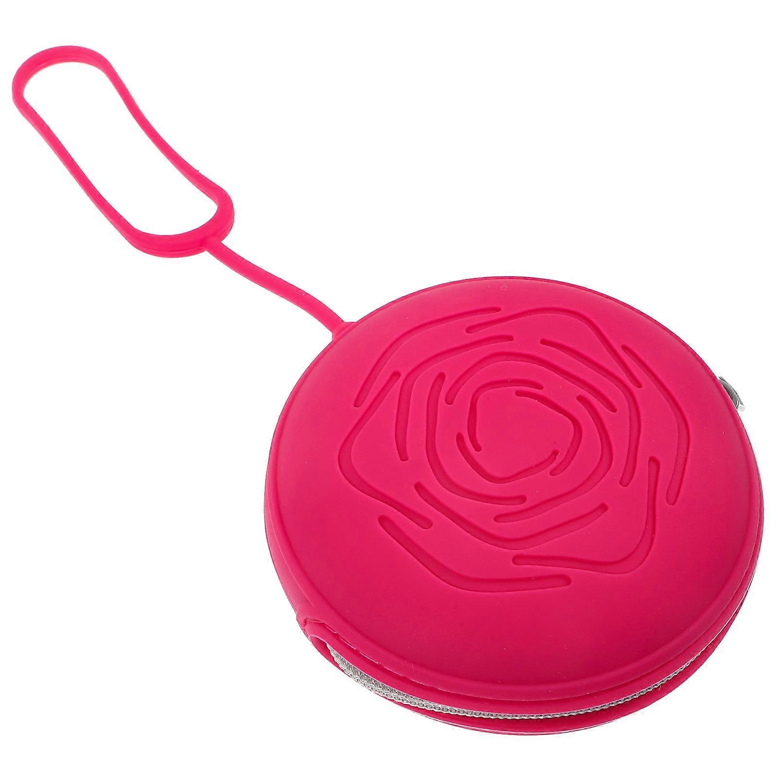 Portable Case 2Pcs Dustproof Storage Box For Women Daily Use Rosy Silicone Material Convenience
