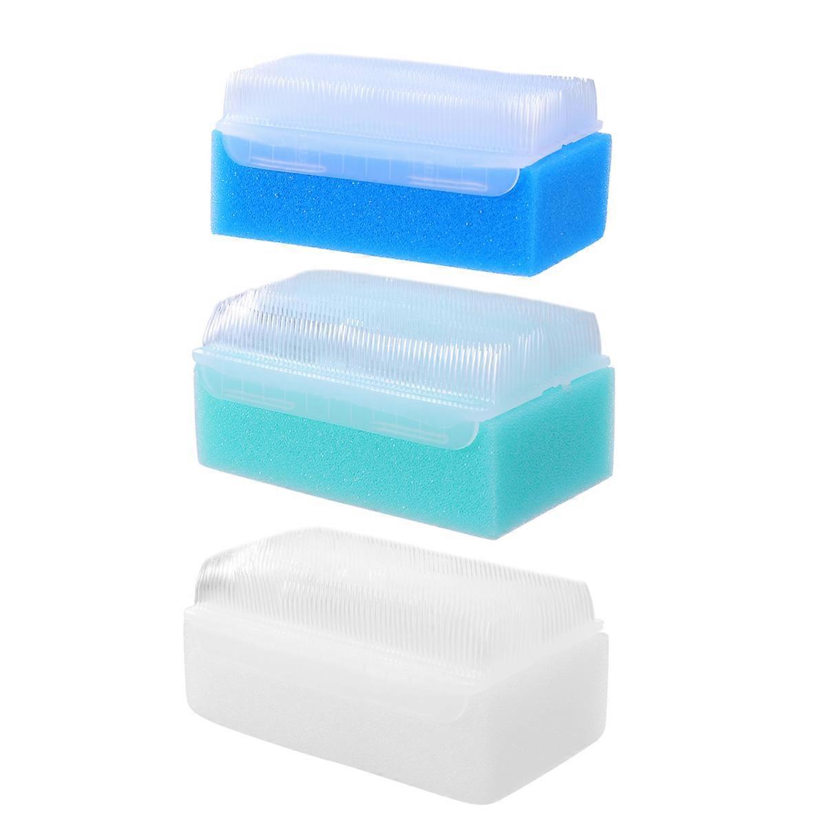 Sponge Bath Scrubber for Stress Relieving 9Pcs Set