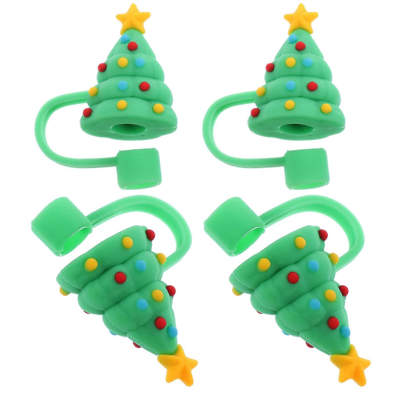 Straw Caps Silicone Covers for Protection Use 8Pcs Tips