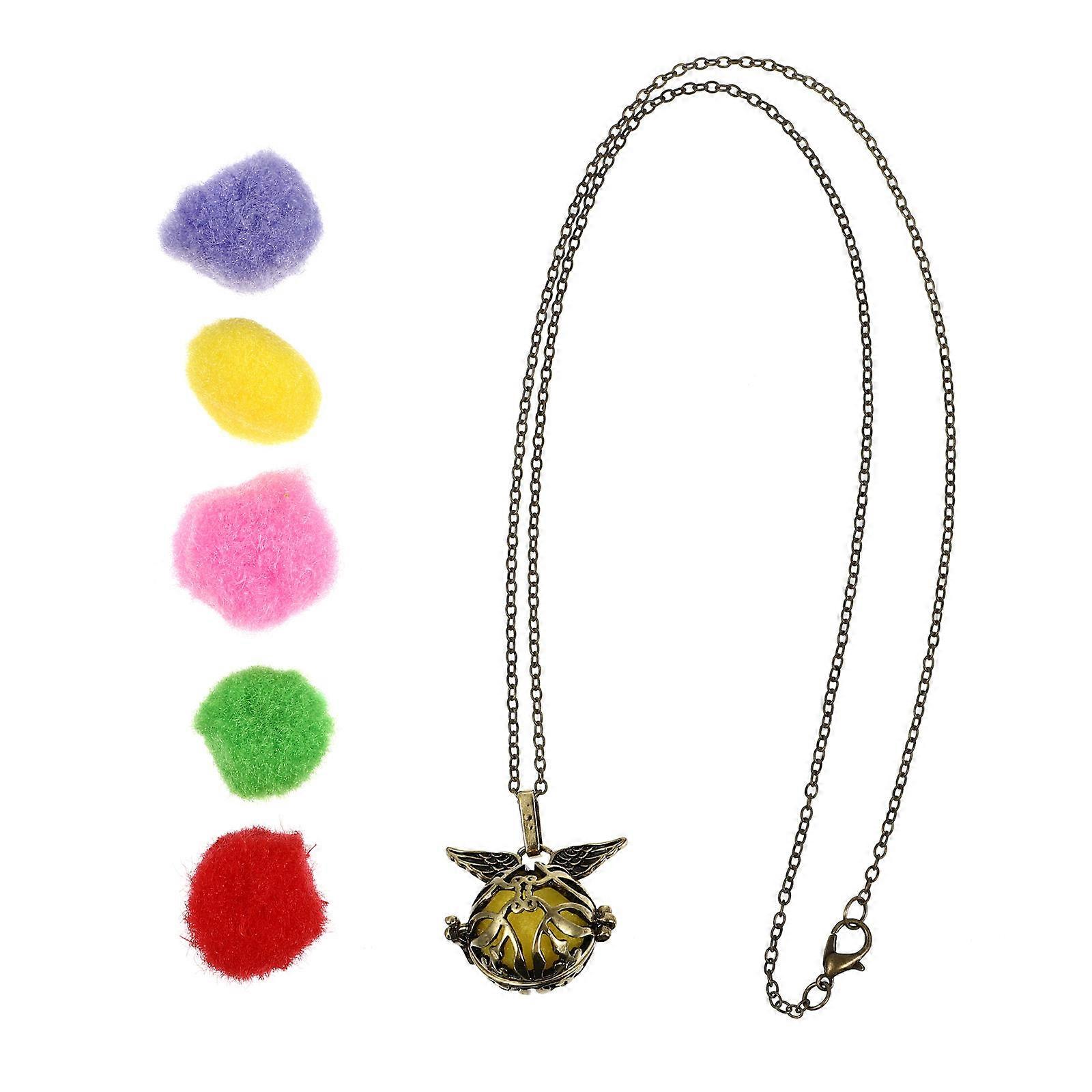 Aromatherapy Diffuser Necklace Essential Oil Neck Chain for Women 3Pcs