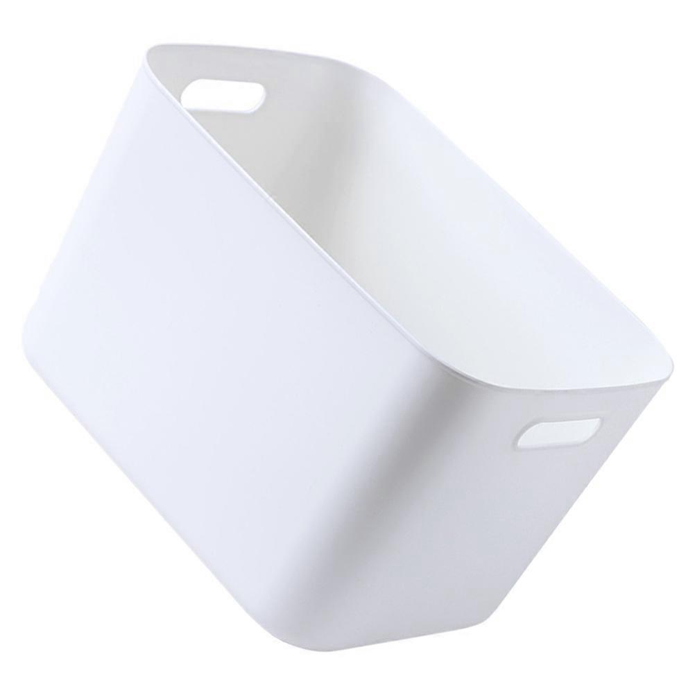 Kitchen Storage Box Rectangular Desktop Snack Organizer Home Users Office Users PP Material 25.5x17.5x16cm Portable 1Set