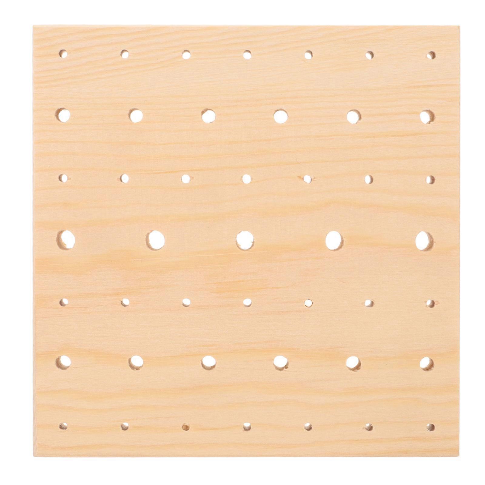 Wooden Base Board For Clay Dolls And Toys 4Pcs Durable Display Support For Creative Craft Decoration